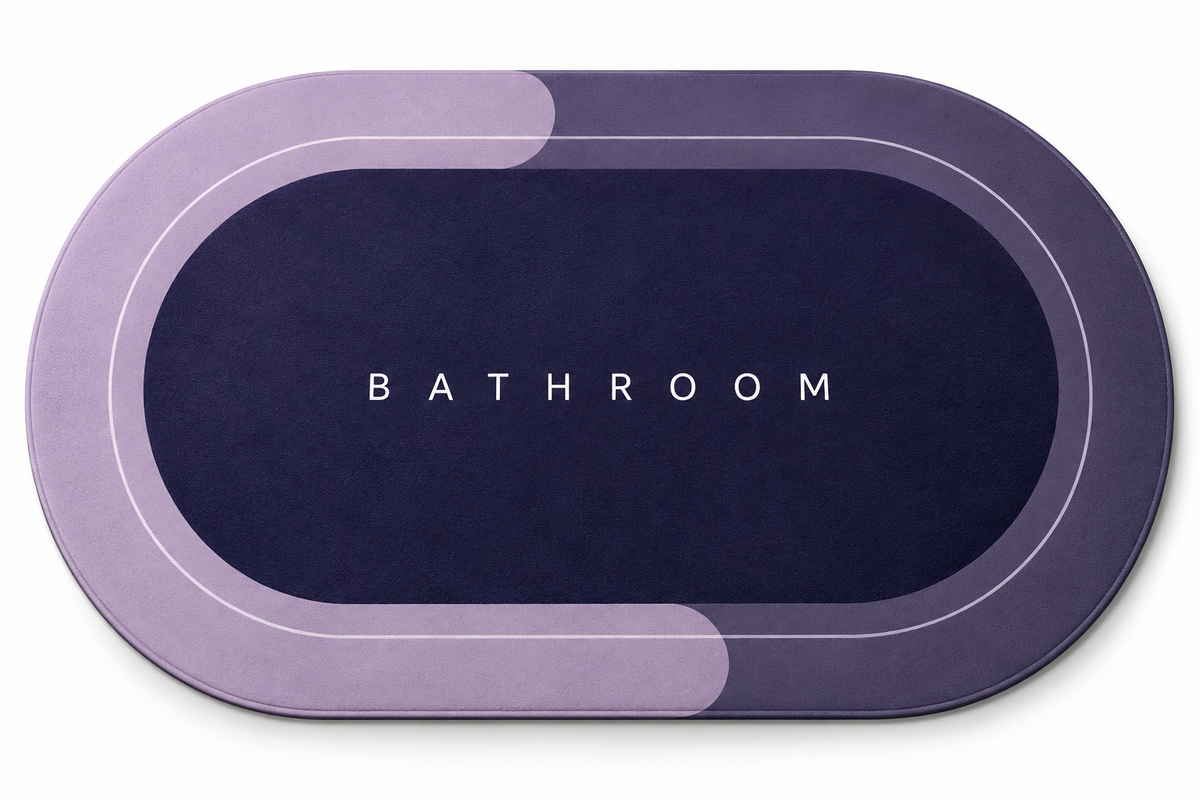 Super Absorbent Bathroom Mat – Quick Dry, Anti-Skid