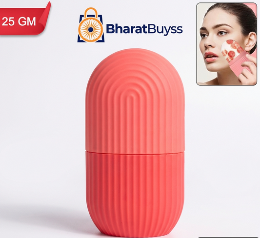 Beauty Ice Face Roller for Glowing Skin  | Reusable Silicone Facial Ice Roller | Reduces Puffiness, Dark Circles & Acne